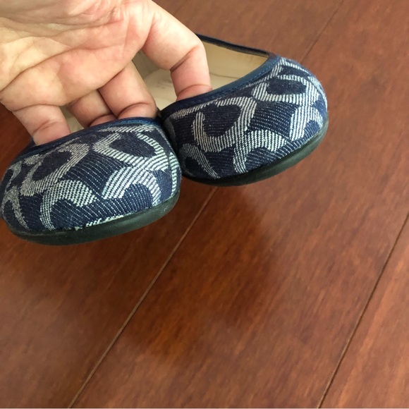 Coach all over CC logo Denim ballerina flats - Picture 12 of 12